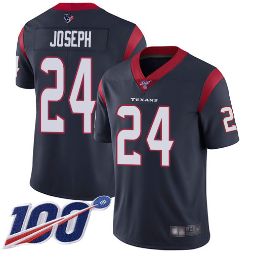 Houston Texans Limited Navy Blue Men Johnathan Joseph Home Jersey NFL Football #24 100th Season Vapor Untouchable
